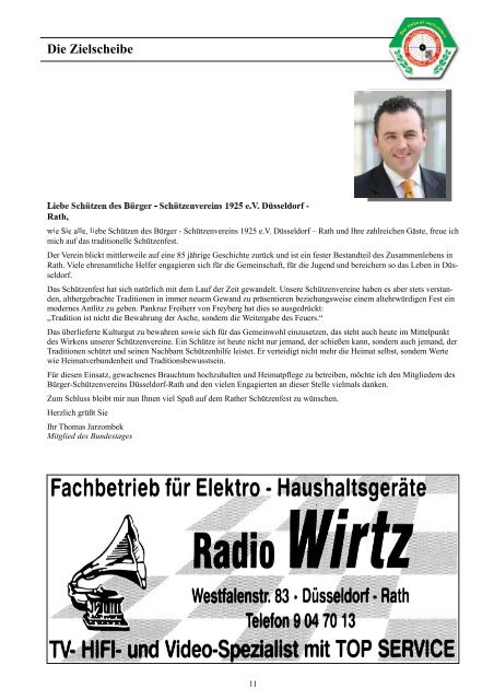 Rather Schützen-Zeitung - Bürger-Schützenverein Düsseldorf-Rath ...