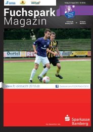 Fuchspark Magazin - FC Eintracht Bamberg 2010 eV