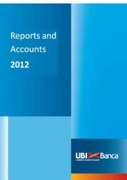 2012 Consolidated Financial Report - UBI Banca