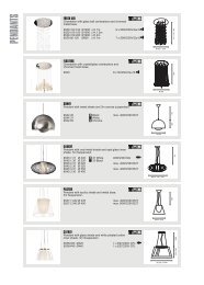 CATALOGUE INDEX PAGE.FH11 - Spazio Lighting