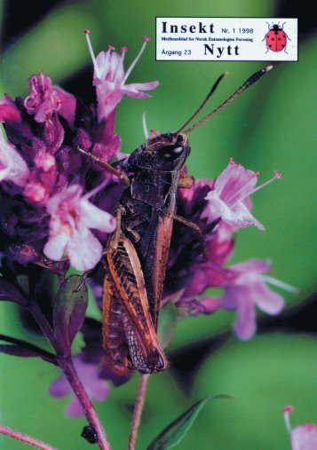 Fulltekst - Norsk entomologisk forening