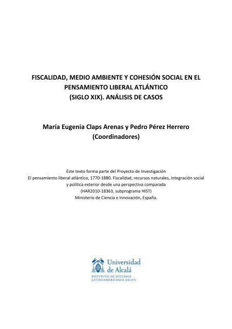 FISCALIDAD, MEDIO AMBIENTE Y COHESIÓN SOCIAL EN ... - ielat