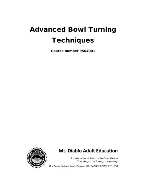 Advanced Bowl Turning Techniques