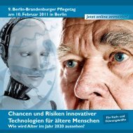 Flyer - Berlin Brandenburger Pflegetage