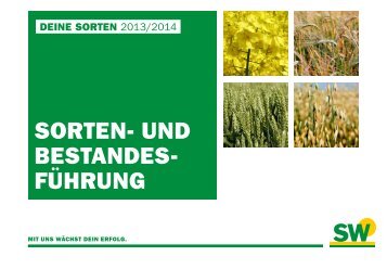 Sorten & Bestandsführung 13/14 - SW Seed GmbH
