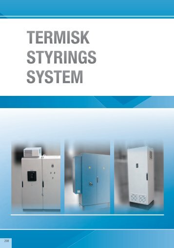 TERMISK STYRINGS SYSTEM - Eldon