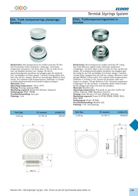 TERMISK STYRINGS SYSTEM - Eldon