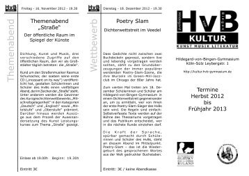 HvB-Kultur-Flyer Herbst bis Winter 2012 - Hildegard-von-Bingen ...