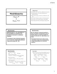 Solution Stoichiometry Worksheet