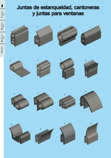 Juntas de estanqueidad, cantoneras y juntas ... - EMKA Beschlagteile
