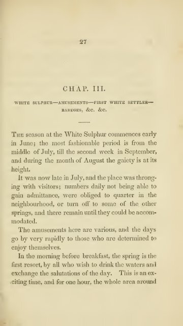 White Sulphur papers; or, Life at the springs of Western Virginia