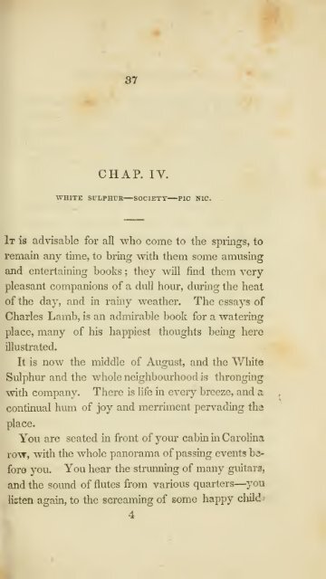 White Sulphur papers; or, Life at the springs of Western Virginia