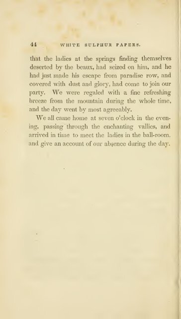 White Sulphur papers; or, Life at the springs of Western Virginia