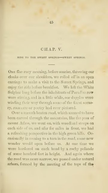 White Sulphur papers; or, Life at the springs of Western Virginia