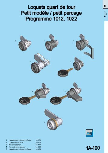 Technique de fermeture modulaire - Catalogue complet - 2011