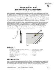 Lab Evaporation Rate And Intermolecular Forces Head Royce