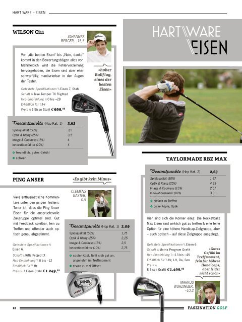 Faszination Golf, Ausgabe 01/2012