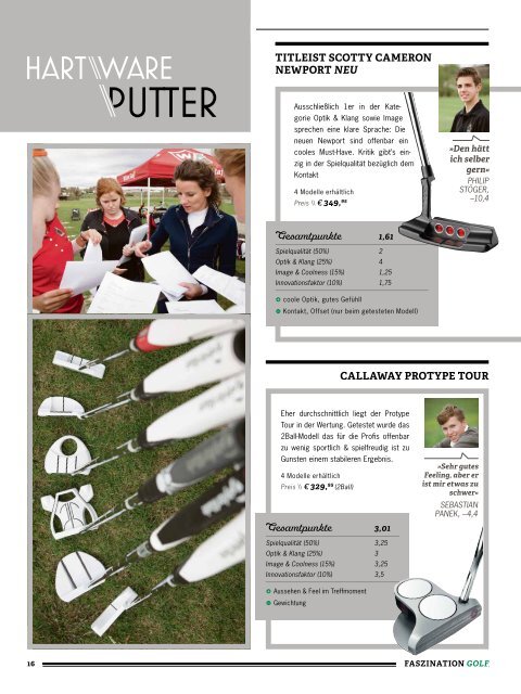 Faszination Golf, Ausgabe 01/2012