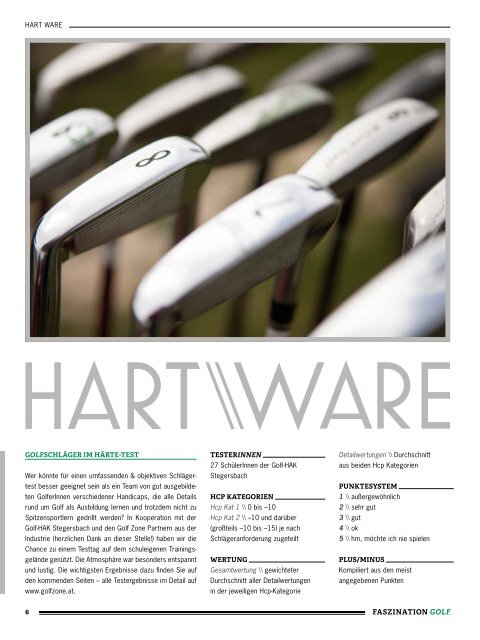 Faszination Golf, Ausgabe 01/2012