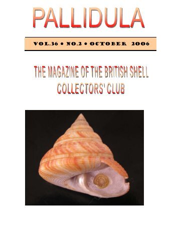 October, 2006 - British Shell Collectors' Club