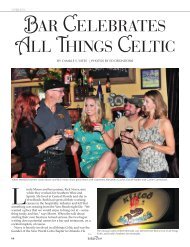 BAR CELEBRATES ALL THINGS CELTIC - Indian River Magazine