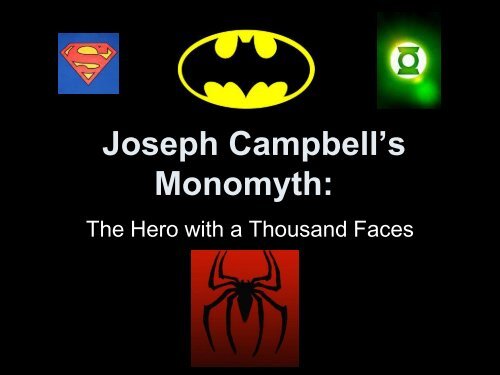 Joseph Campbell's Monomyth