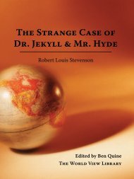 The Strange Case of Dr. Jekyll & Mr. Hyde - Cornerstone Curriculum