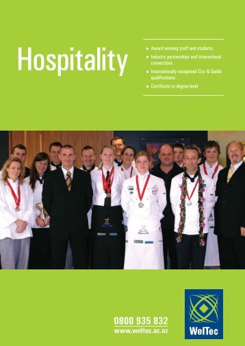 WelTec's Hospitality Programmes - Wellington Institute of Technology