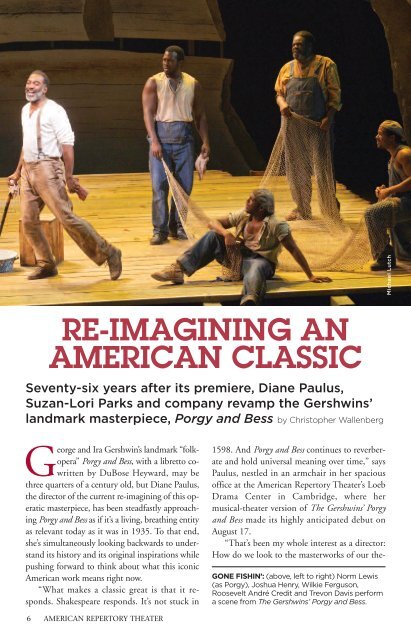 Porgy and Bess Program [pdf] - American Repertory Theater