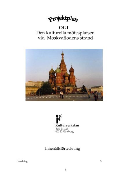 Projektplanen- Moskva PDF - Kulturverkstan