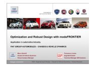 Optimization and Robust Design with modeFRONTIER - Ukintpress ...