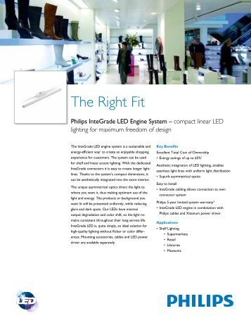 InteGrade LED Engine Product Bulletin - Philips Lighting