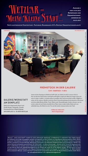 Wetzlar - meine kleine Stadt...® / Ausgabe Nr. 6 vom 14.04.2014
