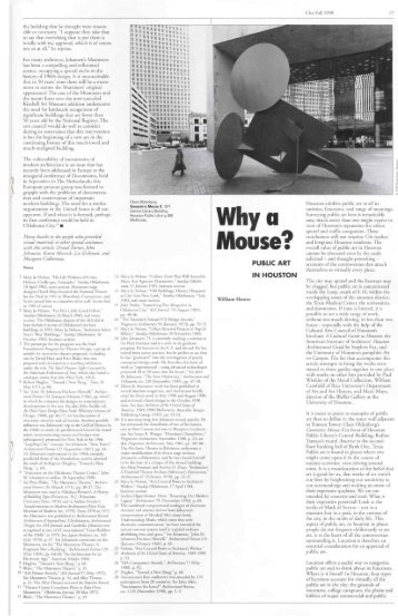 Why a Mouse? Public Art in Houston - Cite Magazine