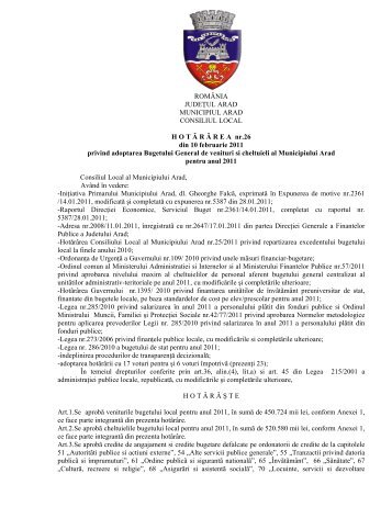 Vizualizare PDF - Primaria Municipiului Arad