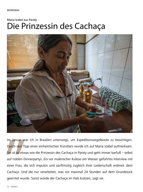 Die Prinzessin des Cachaça