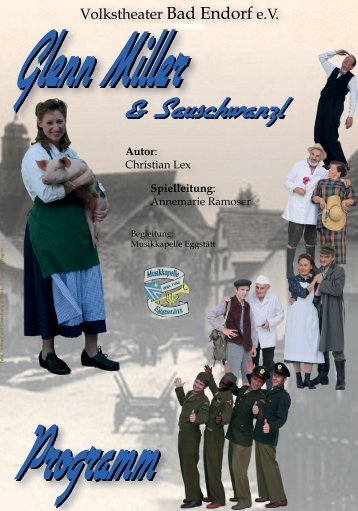 Programmheft "Glenn Miller und Sauschwanz'l" 2012