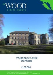 9 Stanhope Castle Stanhope - JW Wood