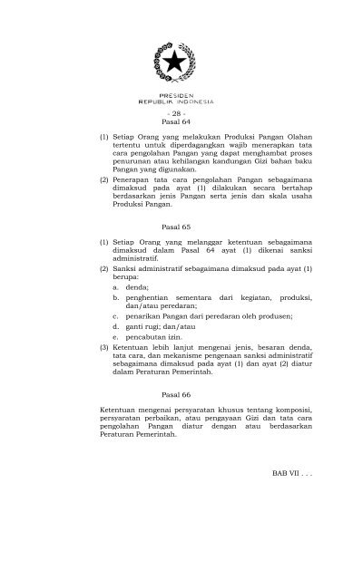 undang-undang republik indonesia nomor 18 tahun 2012 tentang ...