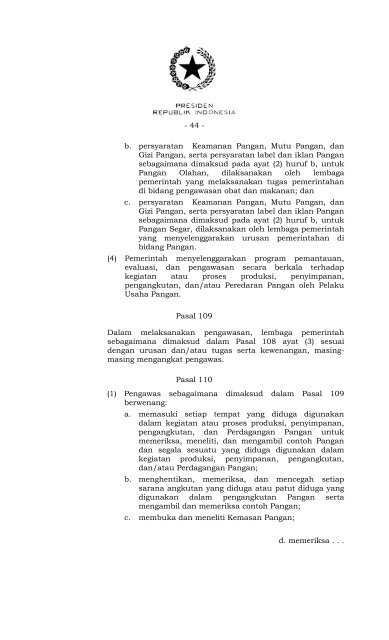 undang-undang republik indonesia nomor 18 tahun 2012 tentang ...