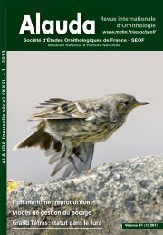 Article ALAUDA gestion du bocage AVESNOIS - Parc naturel ...