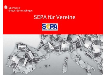 SEPA-Vortrag Vereine - Sparkasse Engen-Gottmadingen