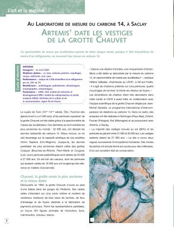 Au Laboratoire de mesure du carbone 14, à Saclay ... - CEA Saclay