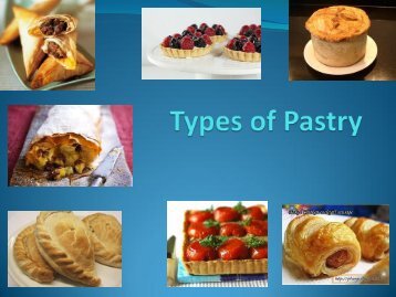 Types of Pastry - Kingsdown School