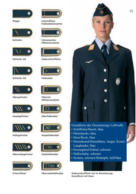 Die Uniformen der Bundeswehr ( PDF , 1,5 MB