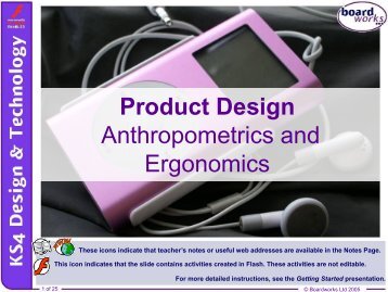 Anthropometrics and Ergonomics - Kingsdown School