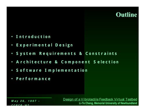 DESIGN OF A VIBROTACTILE FEEDBACK VIRTUAL ... - IEEE