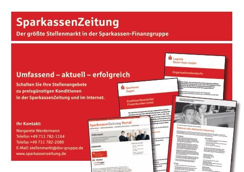 MEDIADATEN 2012 - Sparkassenzeitung