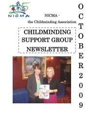 Group Newsletter October 2009 - Northern Ireland Childminding ...