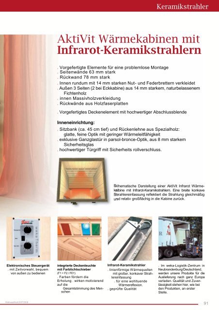 Infrarot-Keramikstrahlern